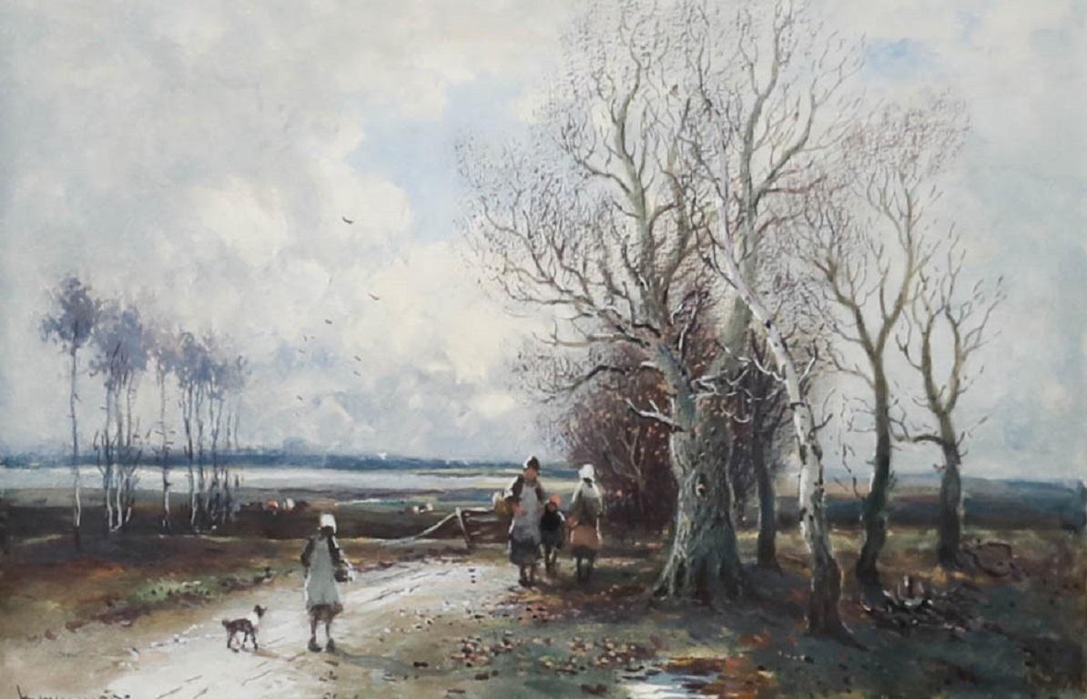 William Manners RBA (1860-1930) -Watercolour, The Lune Estuary - Art by Unknown