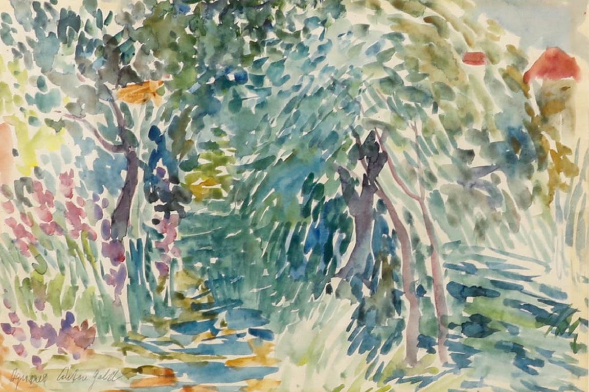 Anton Gold (1914-1970) - Mid 20th Century Watercolour, Through the Forest - Art by Unknown
