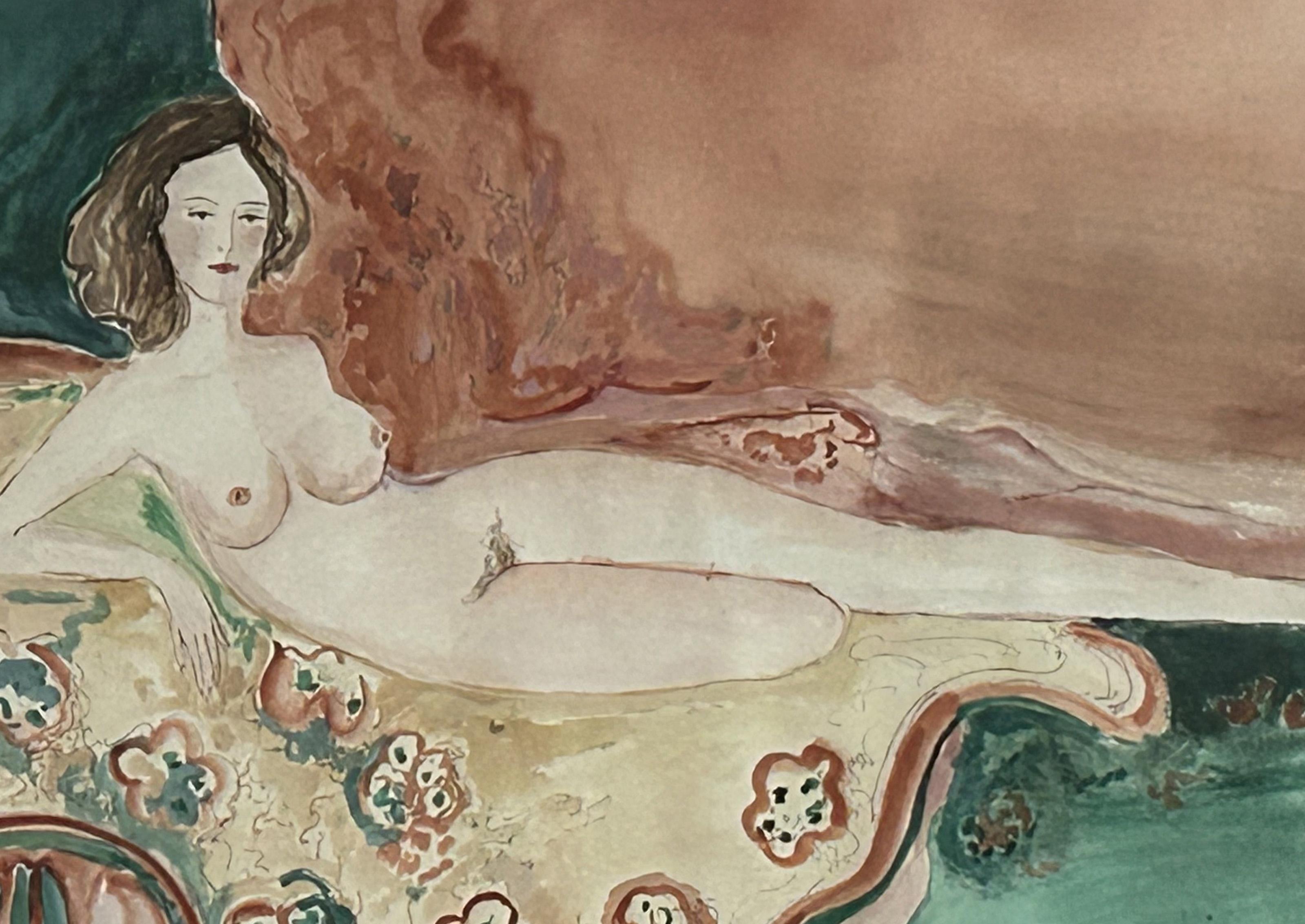Sin título, acuarela moderna de Jane Bazinet en venta 2