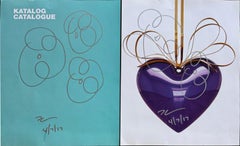 Flowers, Pop Art Ink Drawing in Catalog by Jeff Koons