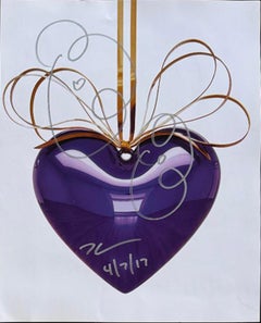 Flowers, Pop Art Ink Drawing in Catalog by Jeff Koons