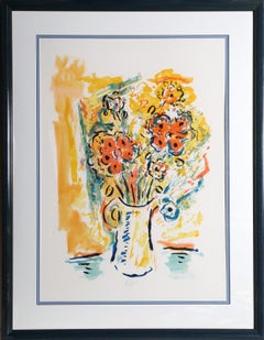 Bouqet giallo, acquerello impressionista di Wayne Ensrud