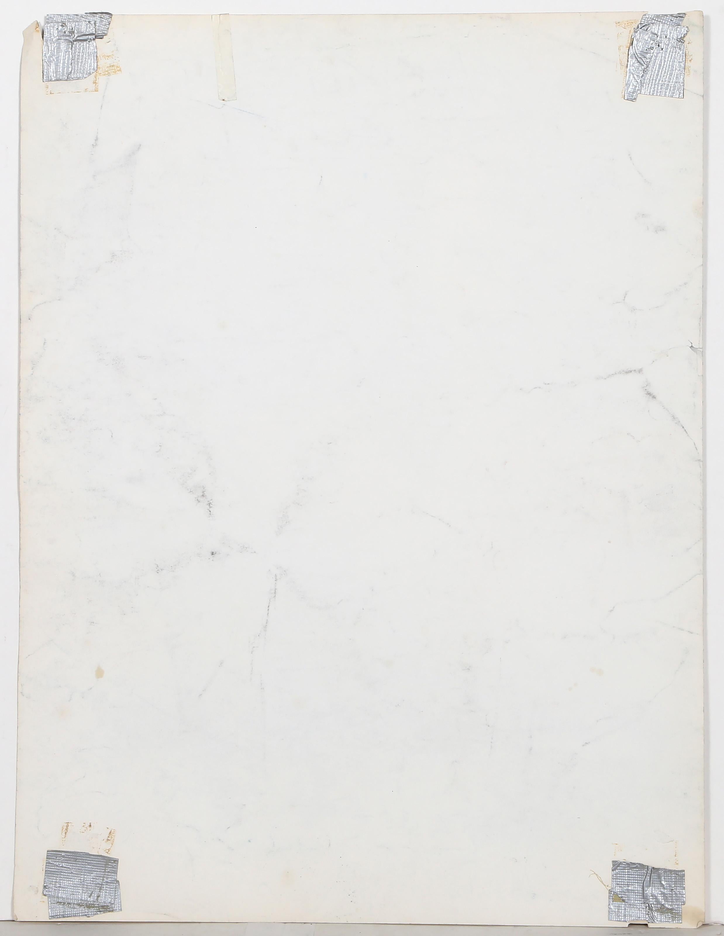 Porträt einer jungen Frau, moderne Graphitzeichnung von Lisa Martin im Angebot 3