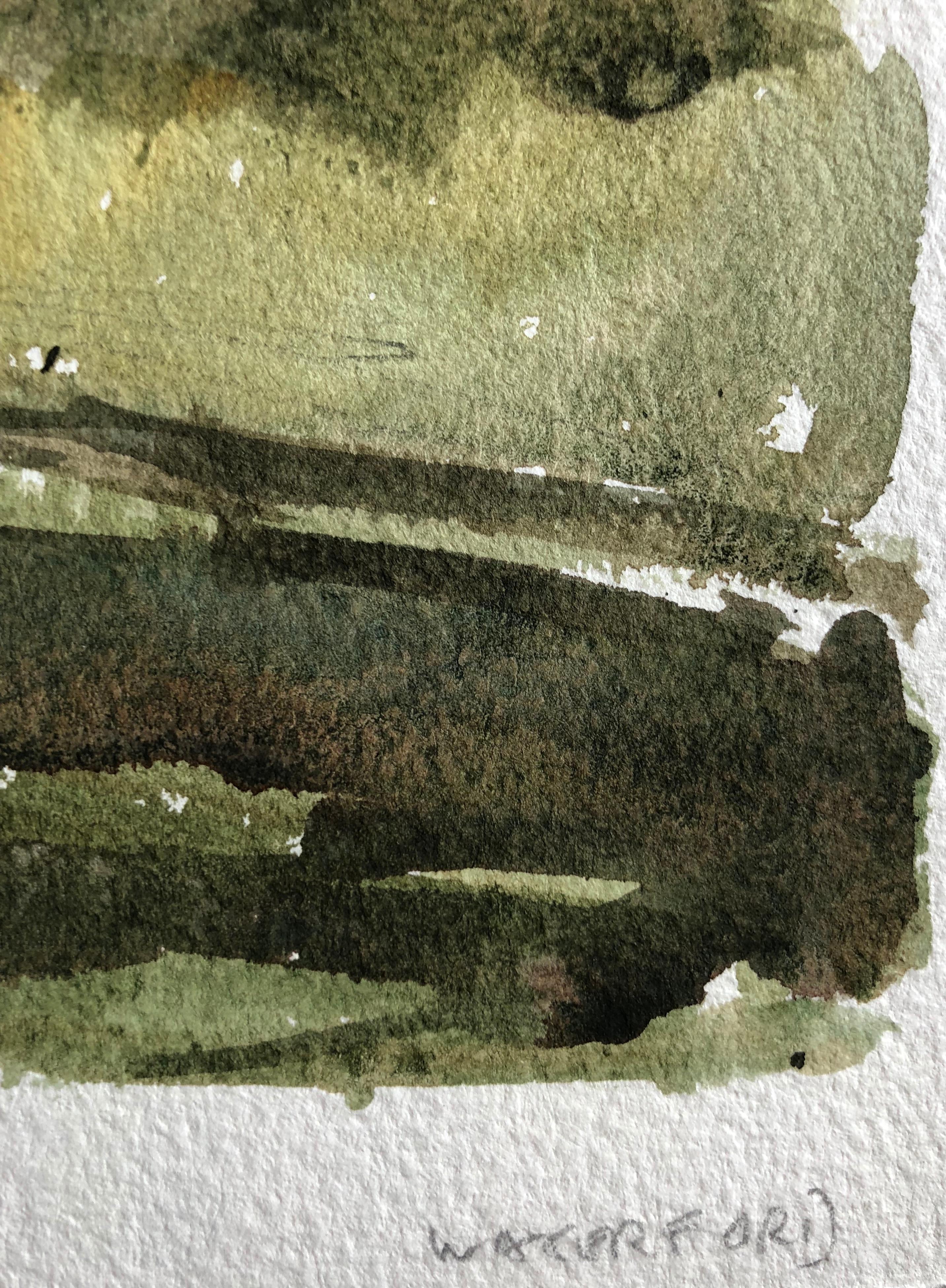 Molino de Saxstead, Waterford
de Ronald Birch, británico, alrededor de 1970
acuarela sobre papel artístico, sin enmarcar
medidas totales del papel: 15 x 22,25 pulgadas
titulado y fechado 