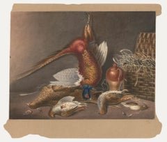 Thomas Remnant Charleton (1756-1849) - Watercolour, Game Bird's in the Larder