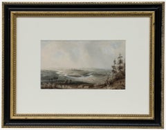 After Giuseppe-Pietro Bagetti (1764-1831) - Watercolour, The Battle of Znaim