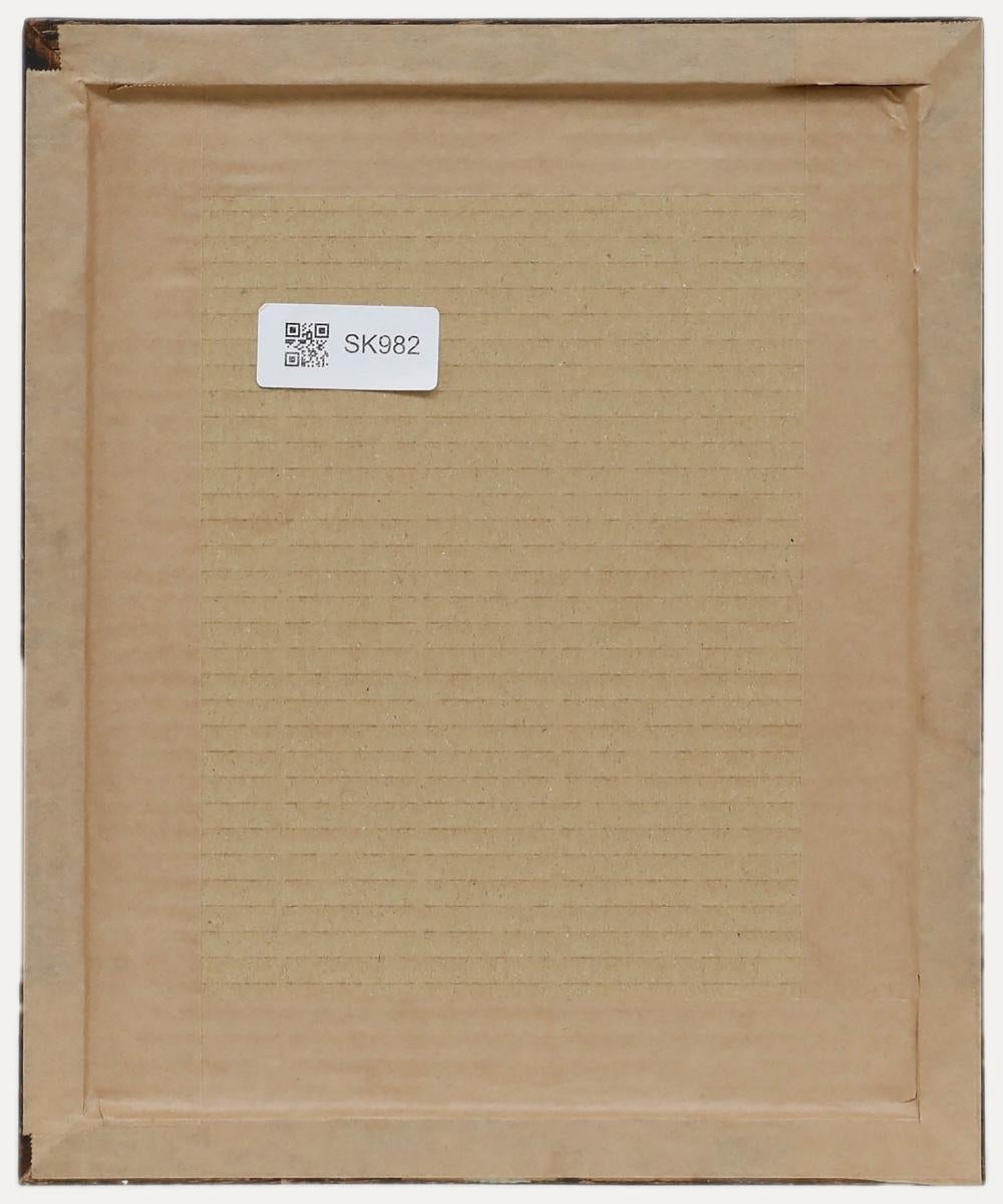 D'après Guercino - 1825 Aquarelle, Mariage mystique de Sainte Catherine - Beige Figurative Art par Unknown