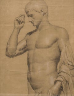 Graphitzeichnung aus dem frühen 20. Jahrhundert - Marcellus