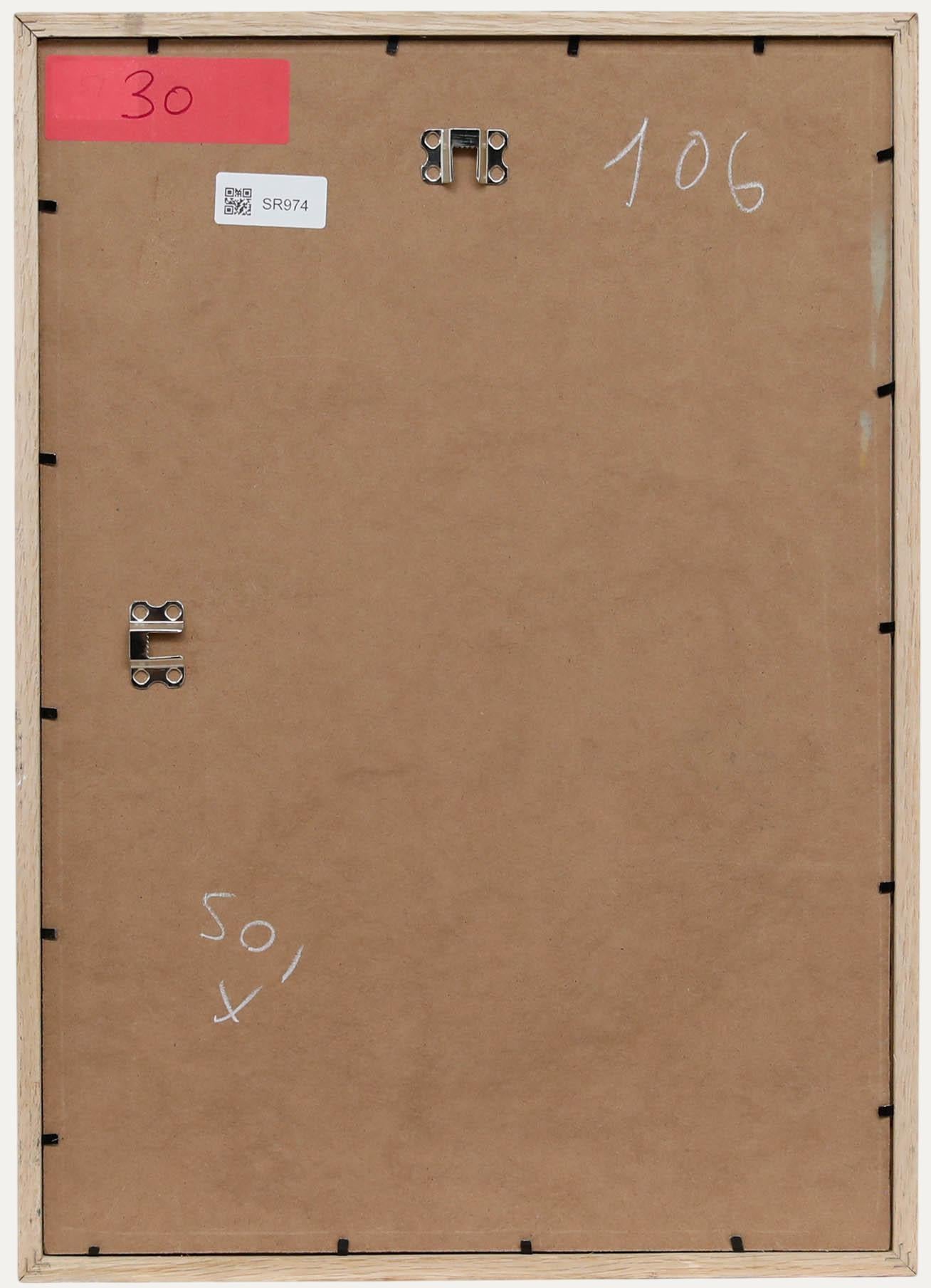 Christian Julia (1921-1991) - Mid 20th Century Gouache, Les Mécaniques - Beige Abstract Drawing by Unknown