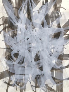 Abstract Composition, Abstract Expressionist Watercolor by Jane Kent