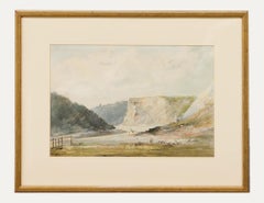 19th Century Watercolour - The Avon Gorge