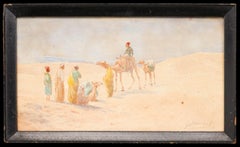 G. Jamrack - Framed Early 20th Century Watercolour, Desert Journey