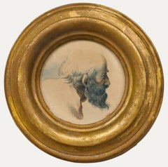 Manner of Guido Reni (1575-1642) - Miniature Watercolour, Portrait of a Scholar