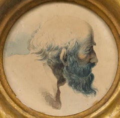Manner of Guido Reni (1575-1642) - Miniature Watercolour, Portrait of a Scholar