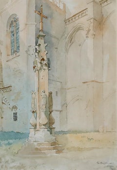 Early 20th Century Watercolour - The Cloister