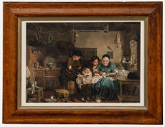 John Goodhand Parker after William Kidd - 1821 Watercolour, The Cut Finger