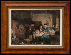 John Goodhand Parker after William Kidd - 1821 Watercolour, The Cut Finger