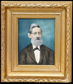 Die Franquet-Porträts - Gouache des 19. Jahrhunderts, Porträt eines Franquet-Gentleman