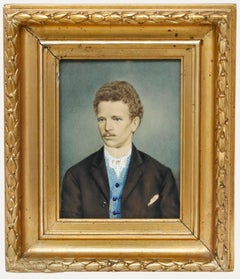 Los retratos Franquet - Siglo XIX Gouache, Joven Franquet