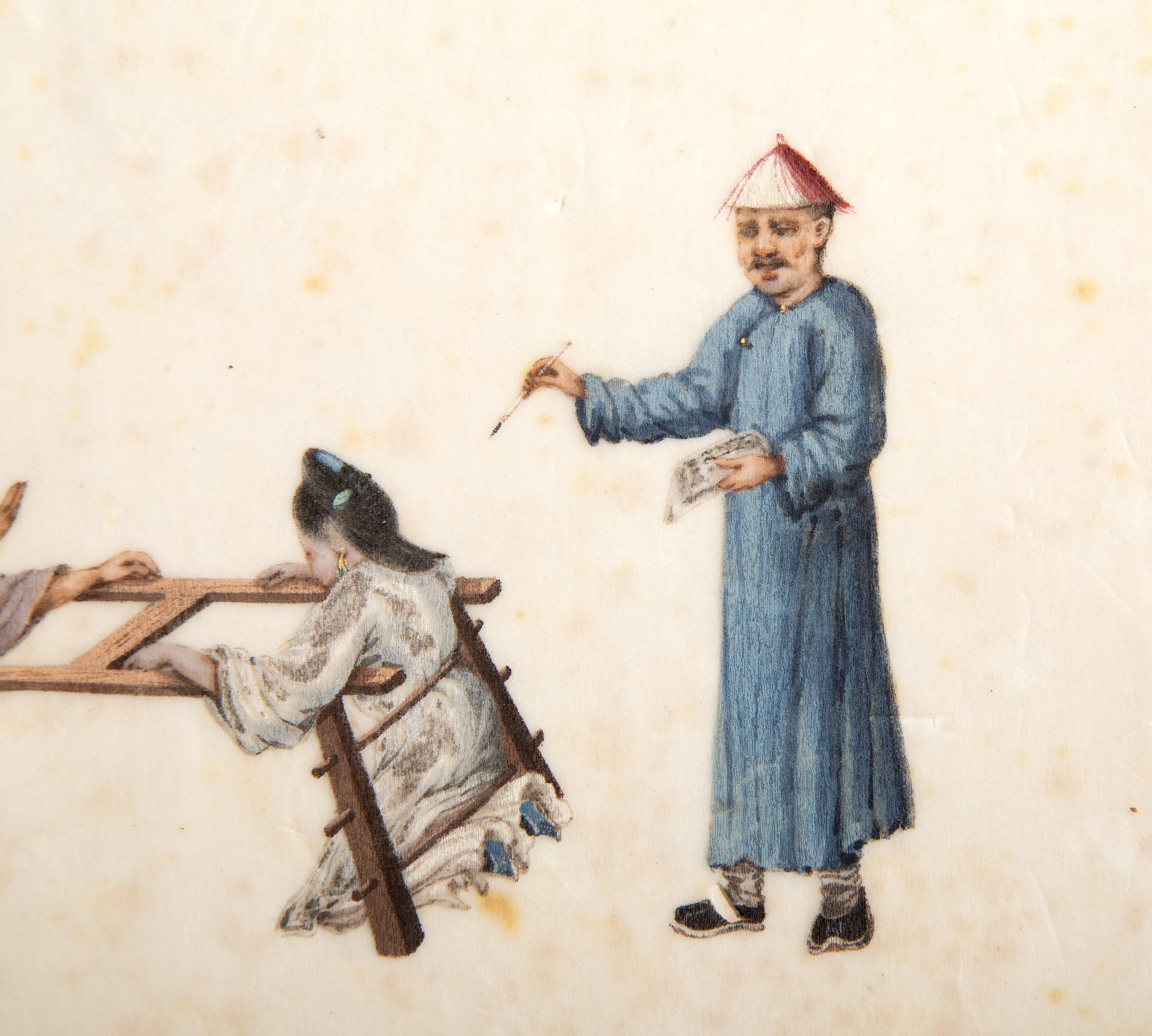 Torture Scene II, Volkskunst Gouache auf Papier von Unknown Artist im Angebot 2