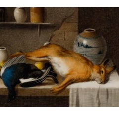 William Cruikshank (1848-1922) - Aquarelle de la fin du XIXe siècle, étude de gibier