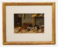 Antique William Cruikshank (1848-1922) - 19th Century Watercolour, The Day's Catch