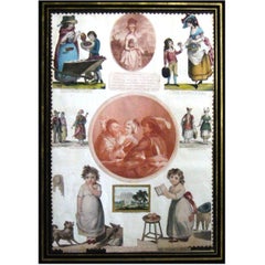 Good Girl Bad Girl Decalcomania Collage
