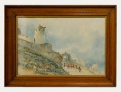 19th Century Watercolour - Old Road to Castle Zante