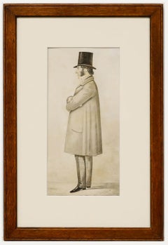 Robert Dighton (1752-1814) -Watercolour, A Gentleman