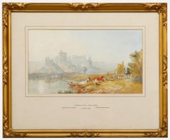 Atrib. James Baker Pyne (1800-1870) - 1936 Acuarela, Castillo de Windsor