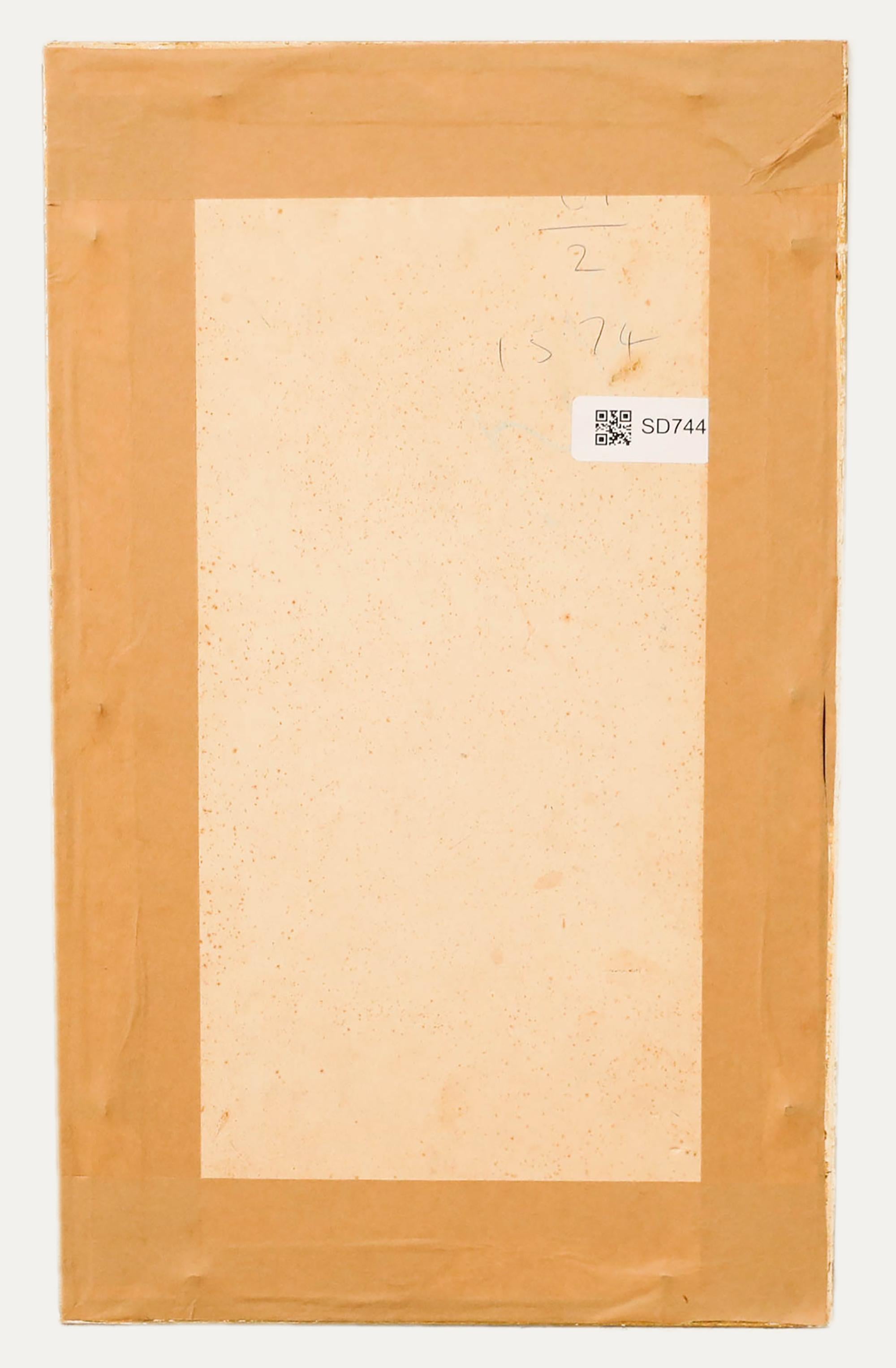 Paul Lucien Maze (1887-1979) - Gerahmtes Pastell aus der Mitte des 20. Jahrhunderts, Stehender Akt im Angebot 2
