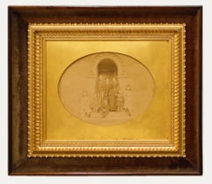 Antique Ornate 19th Century Cased Picture Frame with Original Water Gilding