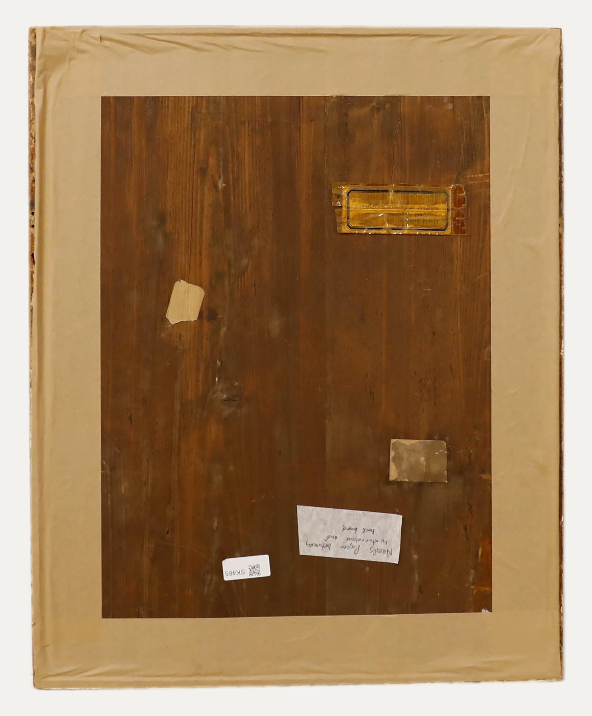 Pastello del XIX secolo - Ritratto di Lizzie Ornsby - Portrait Beige di Unknown