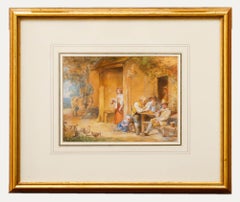 David Hardy (ex.1855-1870)  - 19th Century Watercolour, Summer Evening