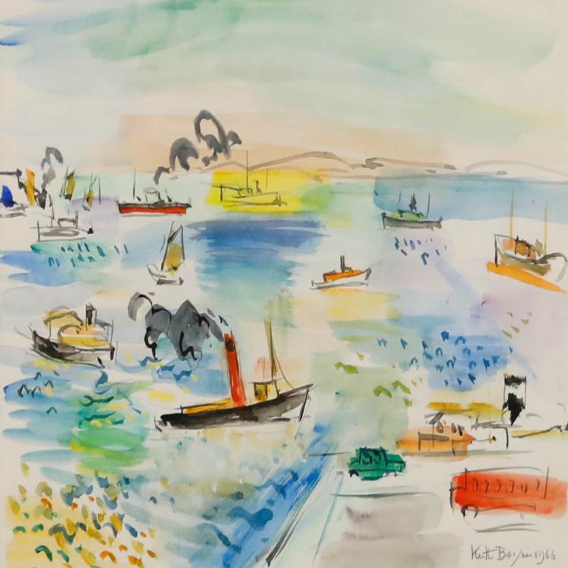 Keith Stuart Baynes (1887-1977)  - 1966, The Tagus from Cacilhas - Art de Unknown