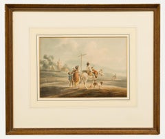 Manner of Peter le Cave  - 19th Century Watercolour, The Road To London