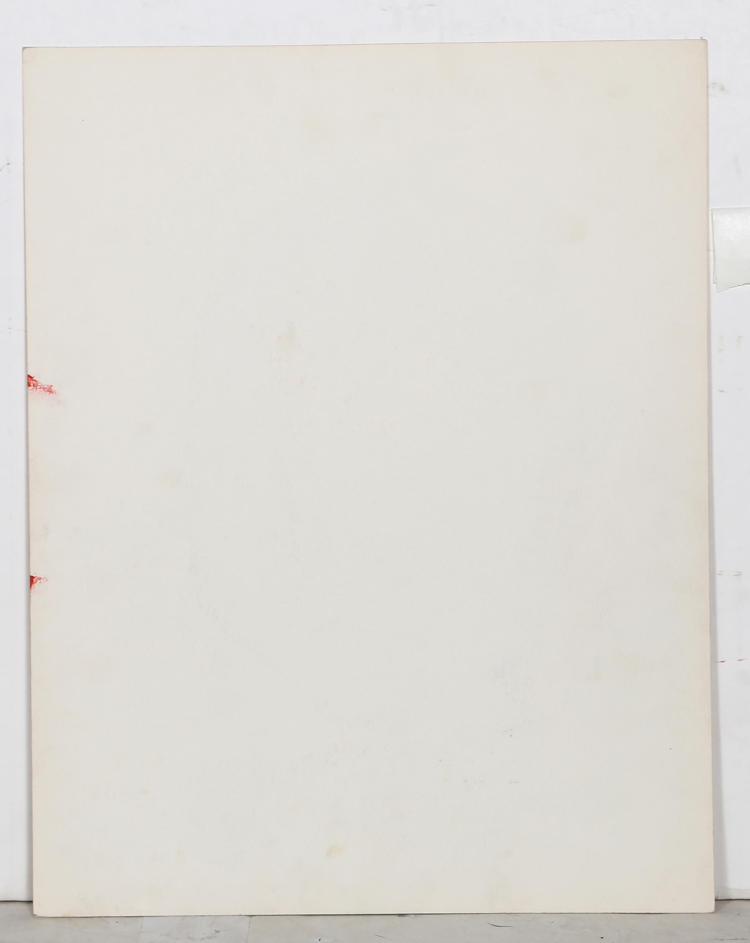 Grüne und lila Komposition, modernes Aquarell von G Sinclair im Angebot 3