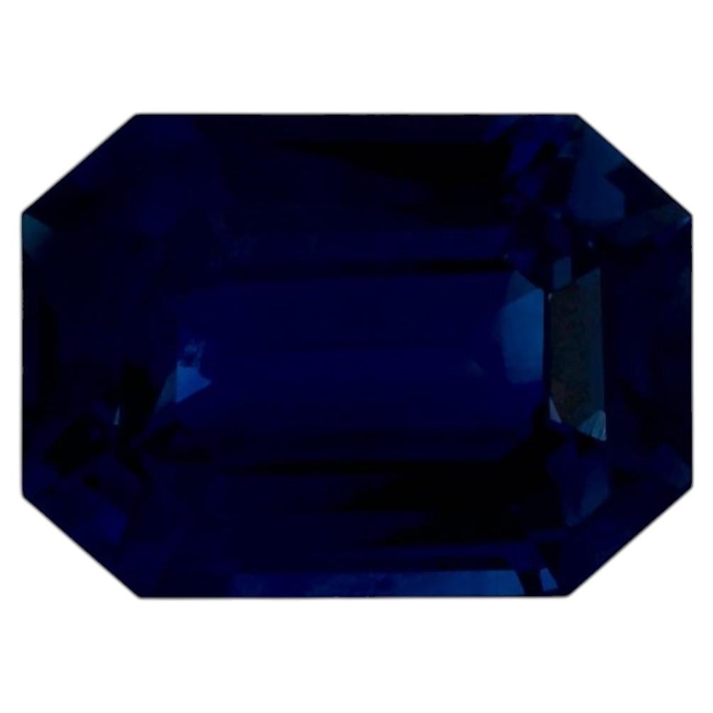 5.69 Ct Blue Sapphire Octagon Loose Gemstone
