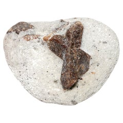 56.9cts, Staurolite cross crystal specimen