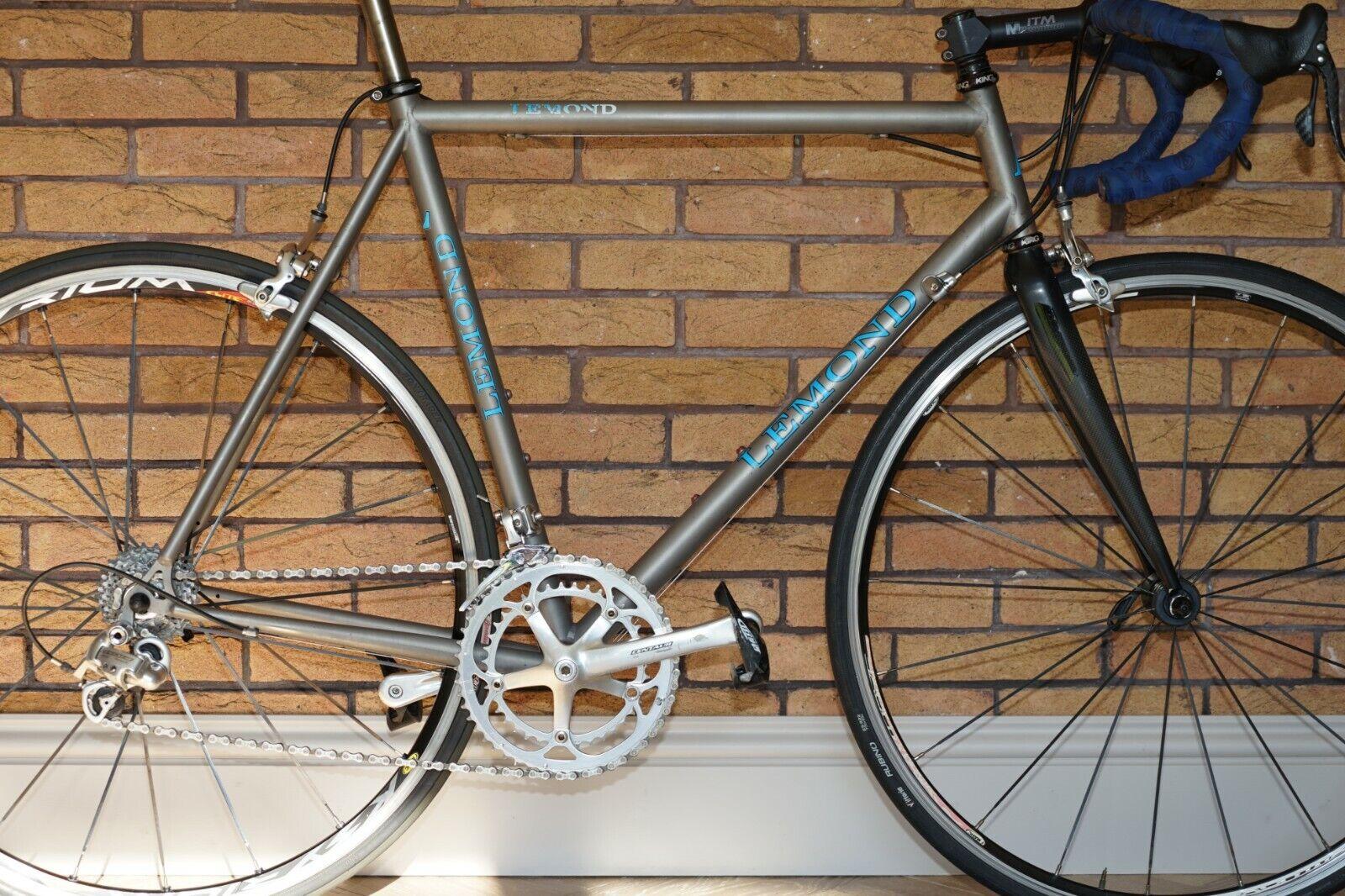 Royal house antiques.

Royal house antiques is delighted to offer for sale this very rare and collectable vintage Lemond 3AL-2.5V Titanium road bike with Chris King sealed bearing headset.

History

I am selling my entire bike collection which