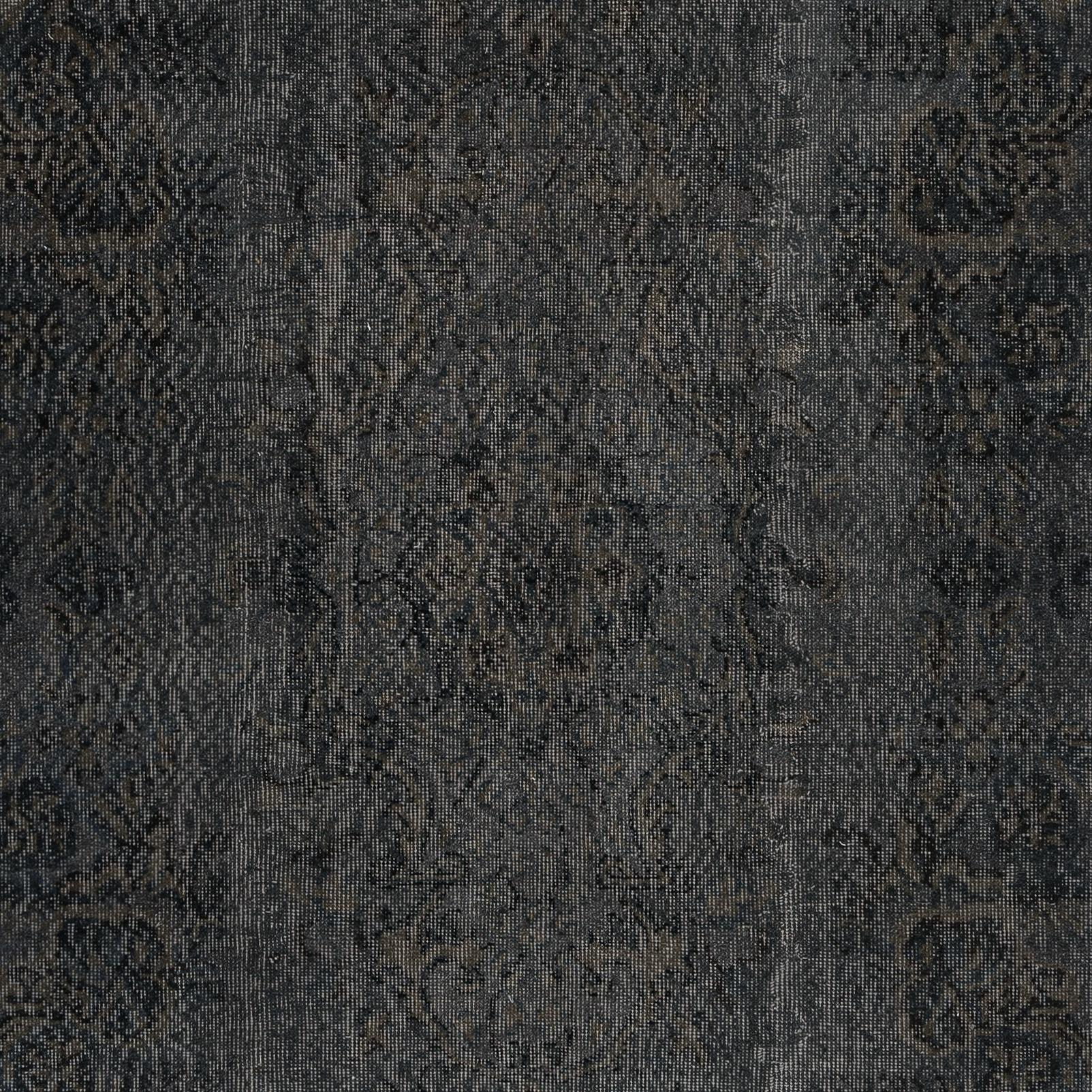 5.6x10.4 Ft Gray Overdyed Vintage Teppich für modernes Interieur. Handgeknüpft in der Türkei (Türkisch) im Angebot