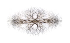 56"x28" Metal Wall Sculpture in Brass, Stainless, and Bronze #628. Available Now