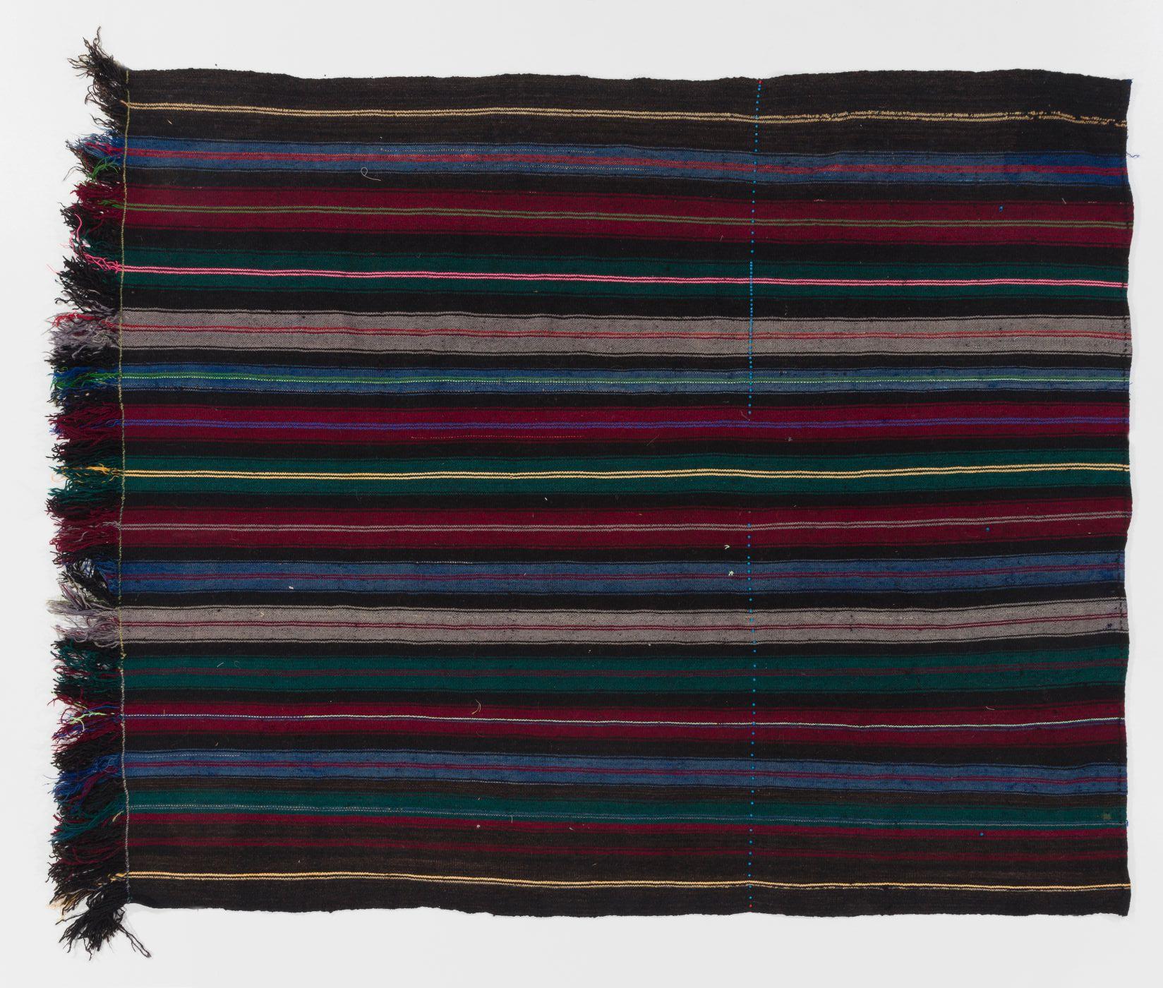 Tessuto a mano 5.6x6.5 ft Kilim vintage tessuto a mano 