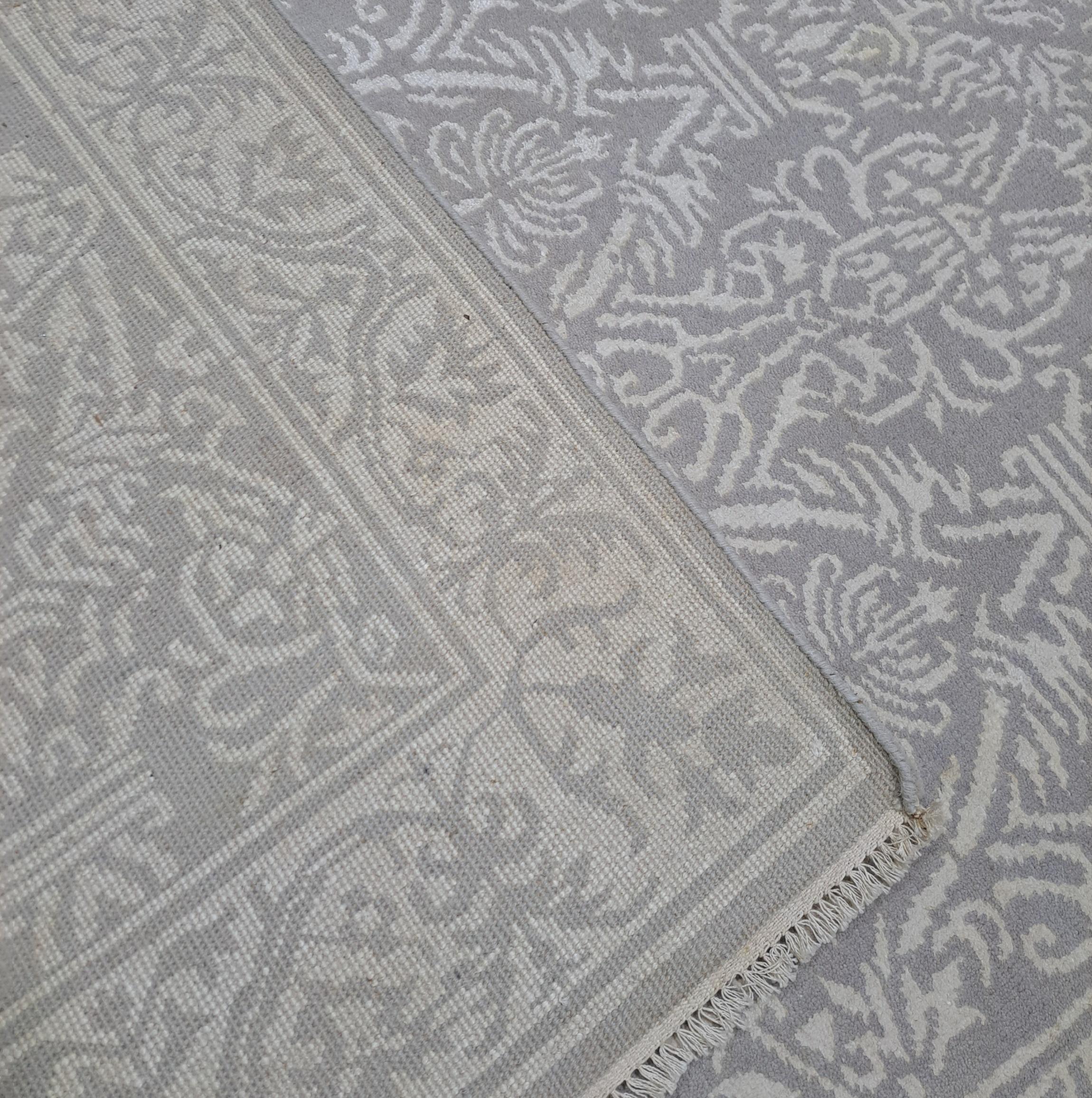 5.6x8 Ft New Handgeknüpfter Seidenteppich. Wohnzimmer Teppichboden. Benutzerdefinierte Größe verfügbar im Angebot 3