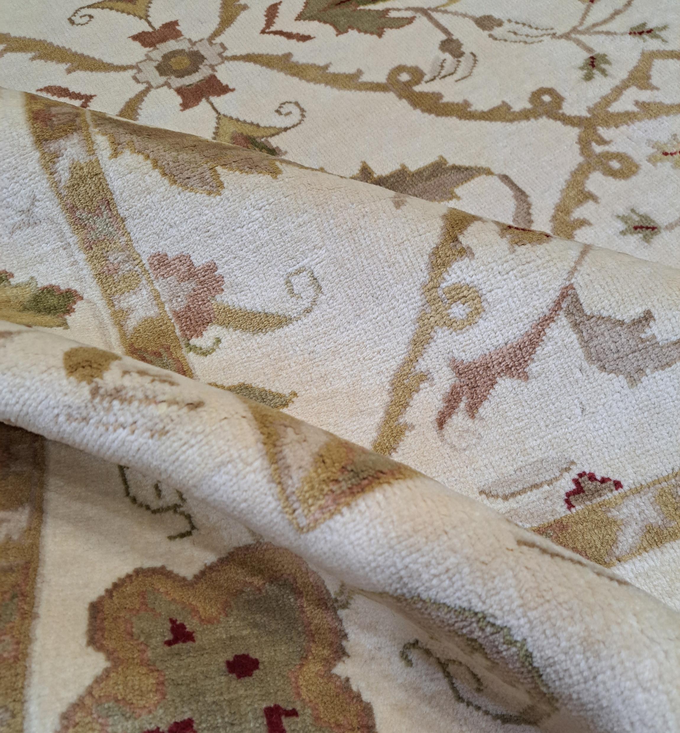 5.6x8 Ft New Handknüpfteppich. Alle Wolle. Wohnzimmer Teppichboden. Benutzerdefinierte Größe verfügbar im Zustand „Neu“ im Angebot in Spring Valley, NY