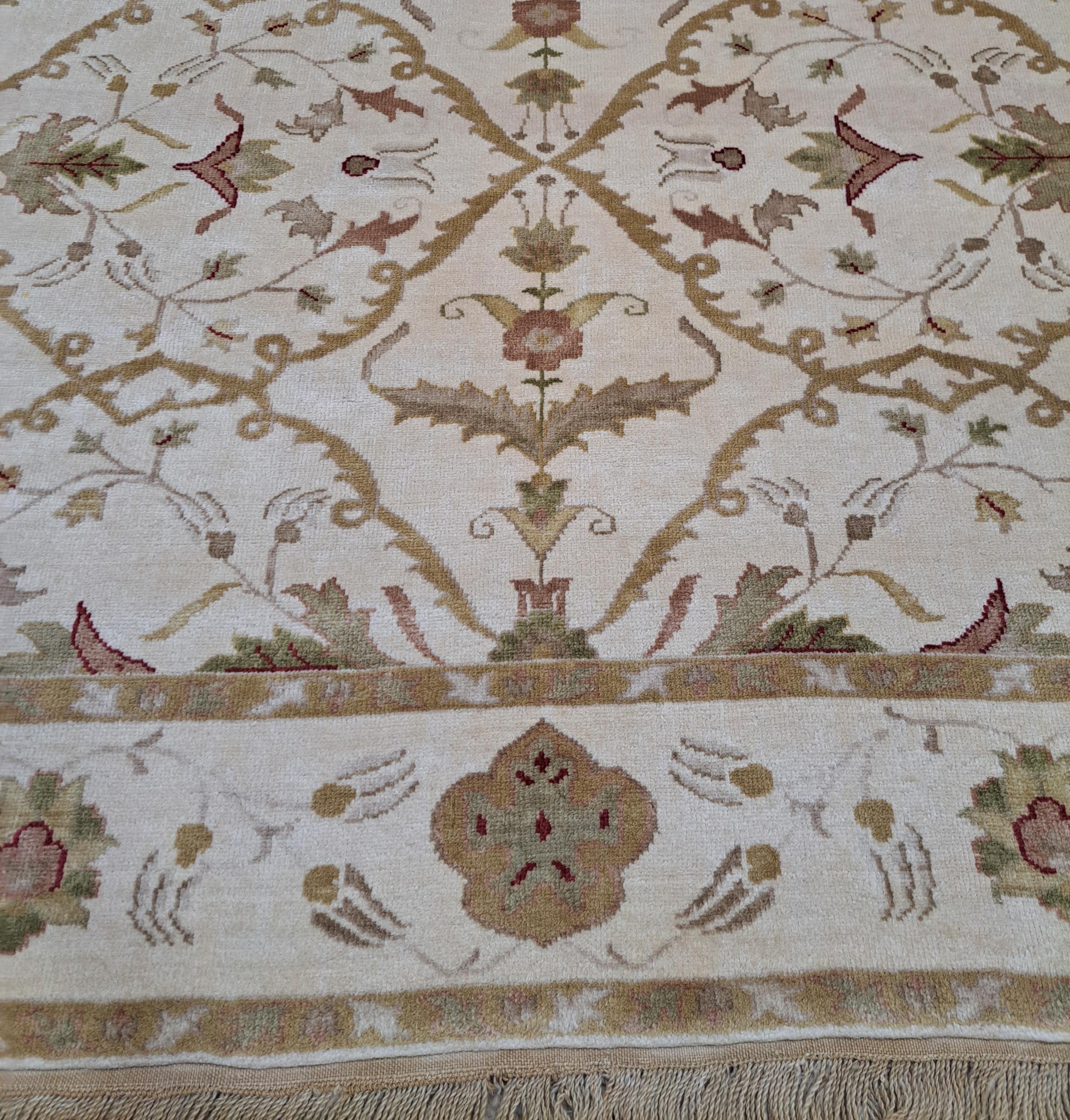 5.6x8 Ft New Handknüpfteppich. Alle Wolle. Wohnzimmer Teppichboden. Benutzerdefinierte Größe verfügbar im Angebot 1