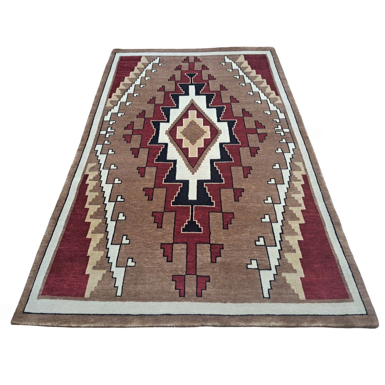 5.6x8 Ft New Handmade Rug. Tous les Wool. Modern Living Room Carpet. Options personnalisées A