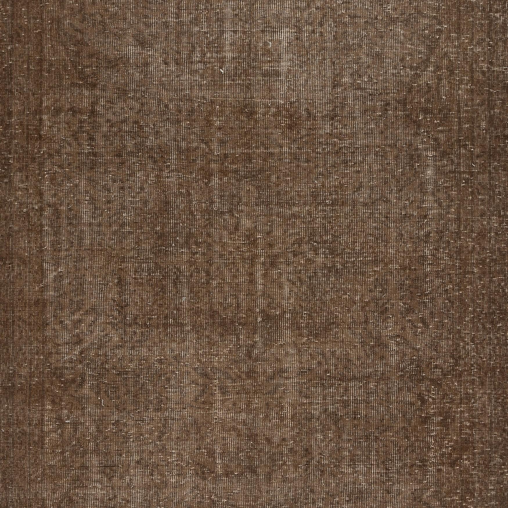 5.6x9 Ft Brauner Türkischer Teppich für Schlafzimmer. Handgefertigter Vintage-Teppich für das Wohnzimmer (Handgeknüpft) im Angebot