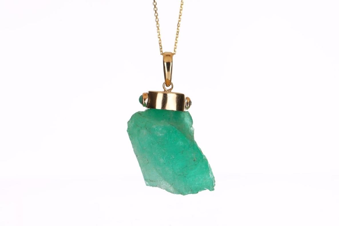 emerald necklace mens