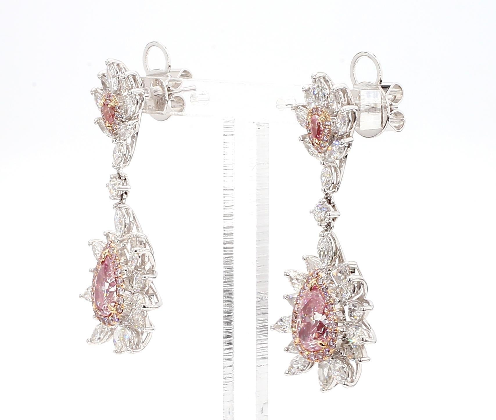Indulge in timeless elegance with these exquisite Fancy Pinkish Brown Diamond Earrings, meticulously crafted in luxurious 18K gold. These stunning earrings feature a captivating array of high-quality diamonds that create a mesmerizing sparkle.
Stone
